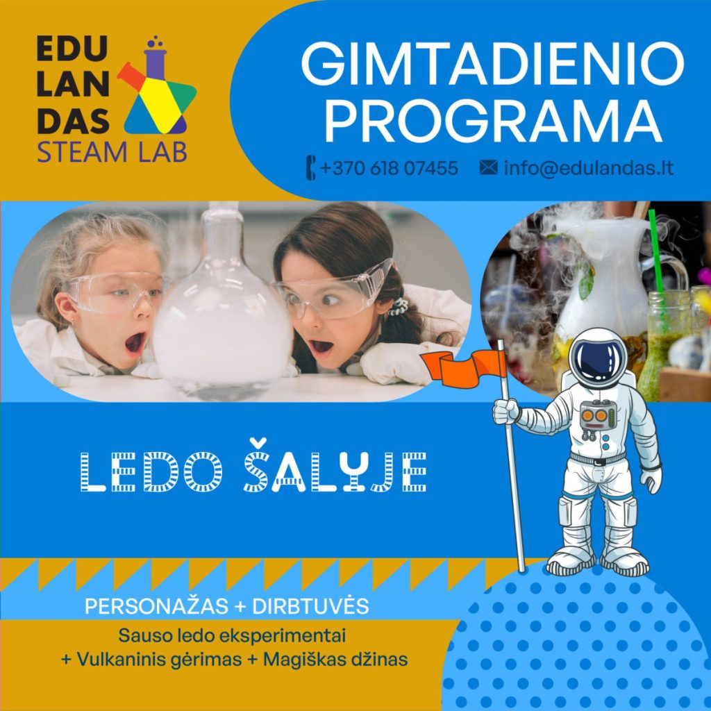 Gimtadienio programa „Ledo šalyje"