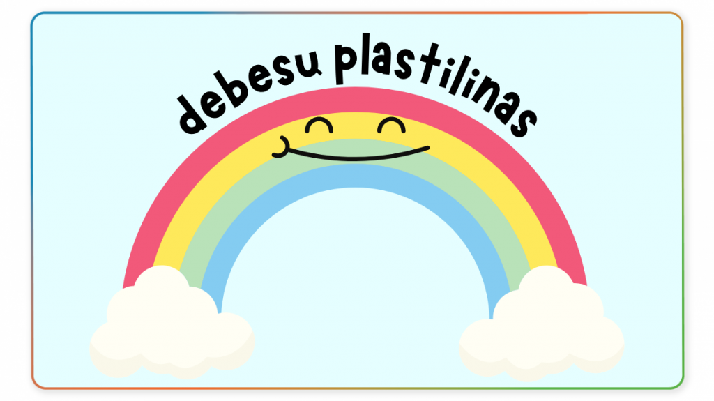 debesu plastilinas