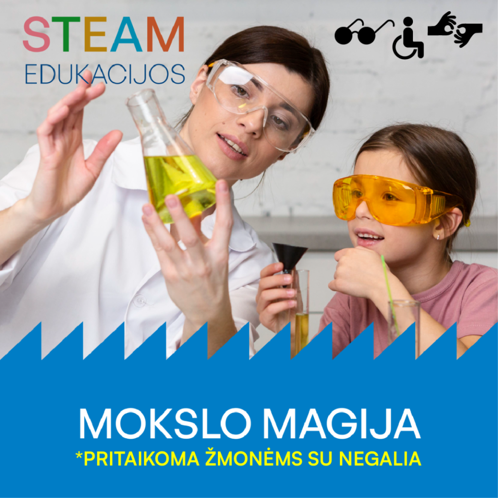 Edukacija ,,MOKSLO MAGIJA”