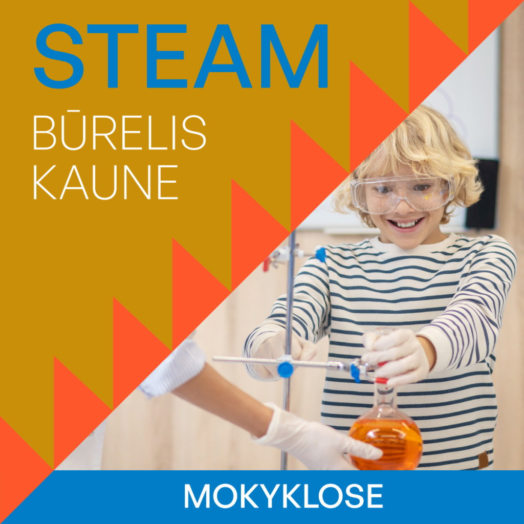 STEAM BŪRELIS Mokyklose