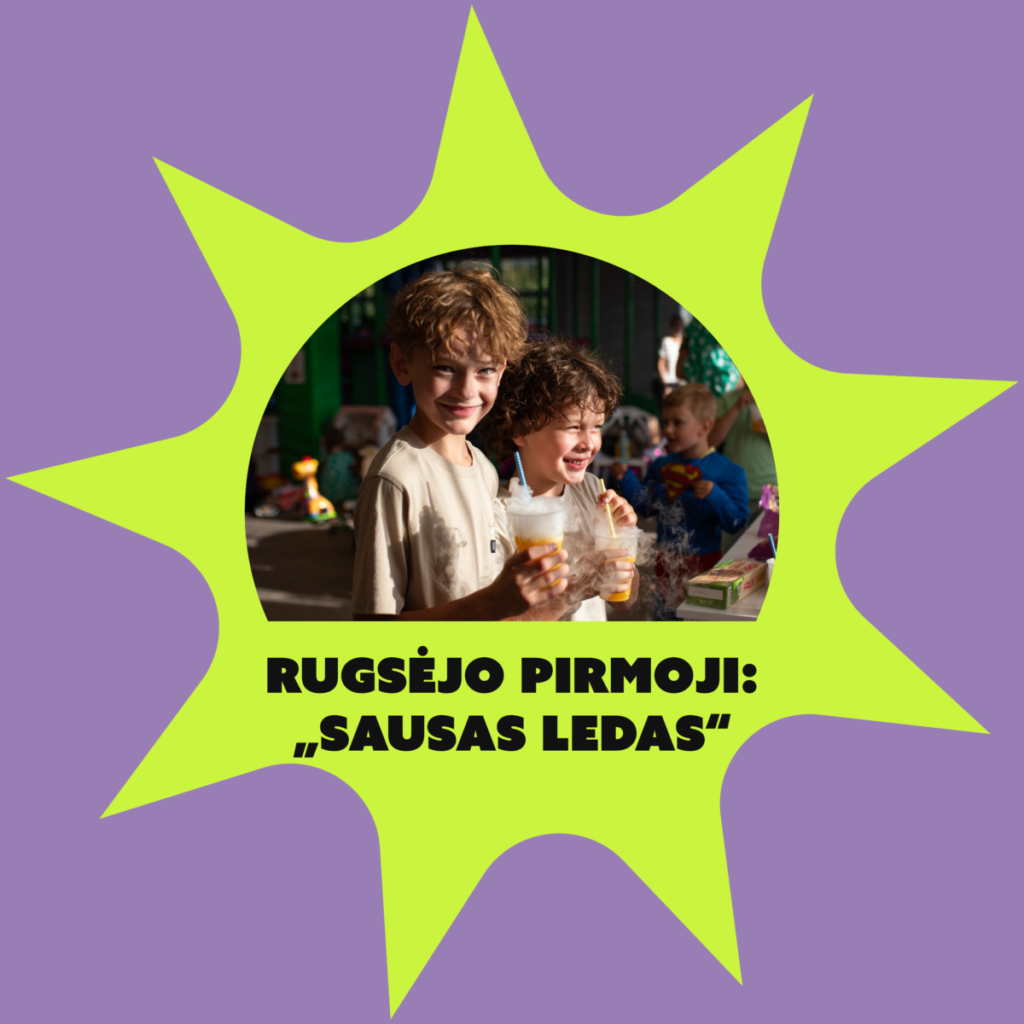 Rugsėjo 1 - osios šventė su sauso ledo eksperimentais