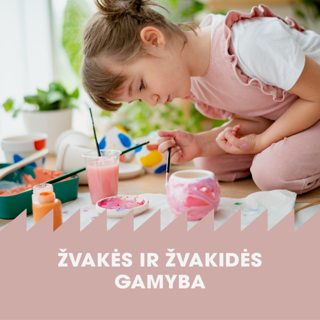 Zvakes ir zvakides gamyba vaikams