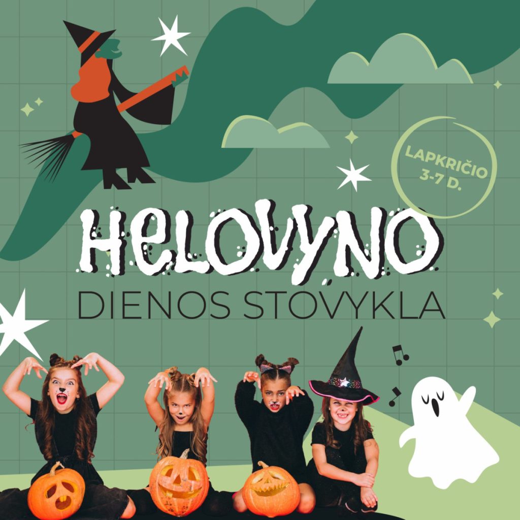 HELOVYNO DIENOS STOVYKLA 2025 m. lapkričio 3 - 7 d.d.