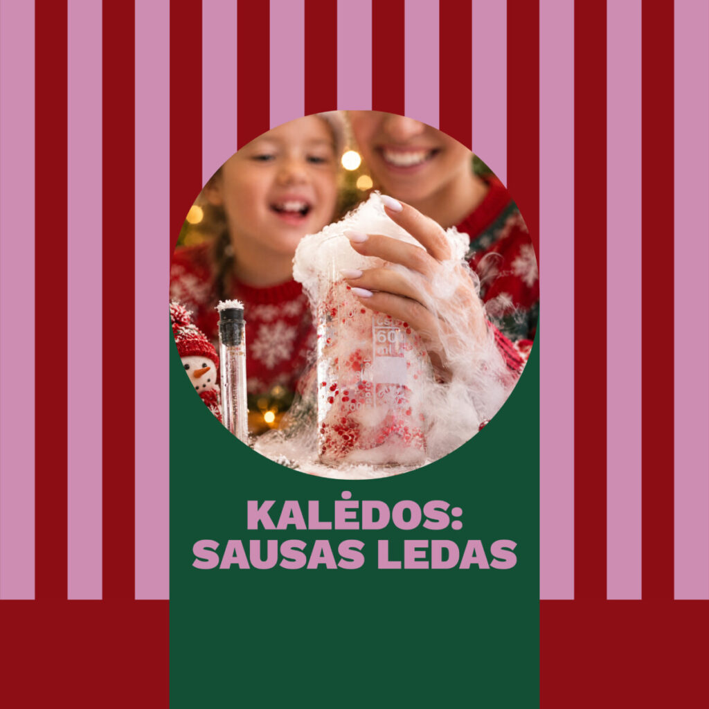 KALĖDOS: sauso ledo edukacija