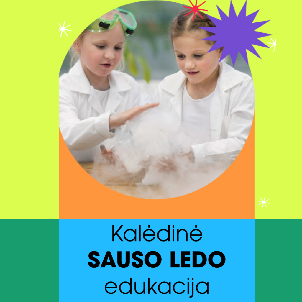 Kalėdinė sauso ledo edukacija
