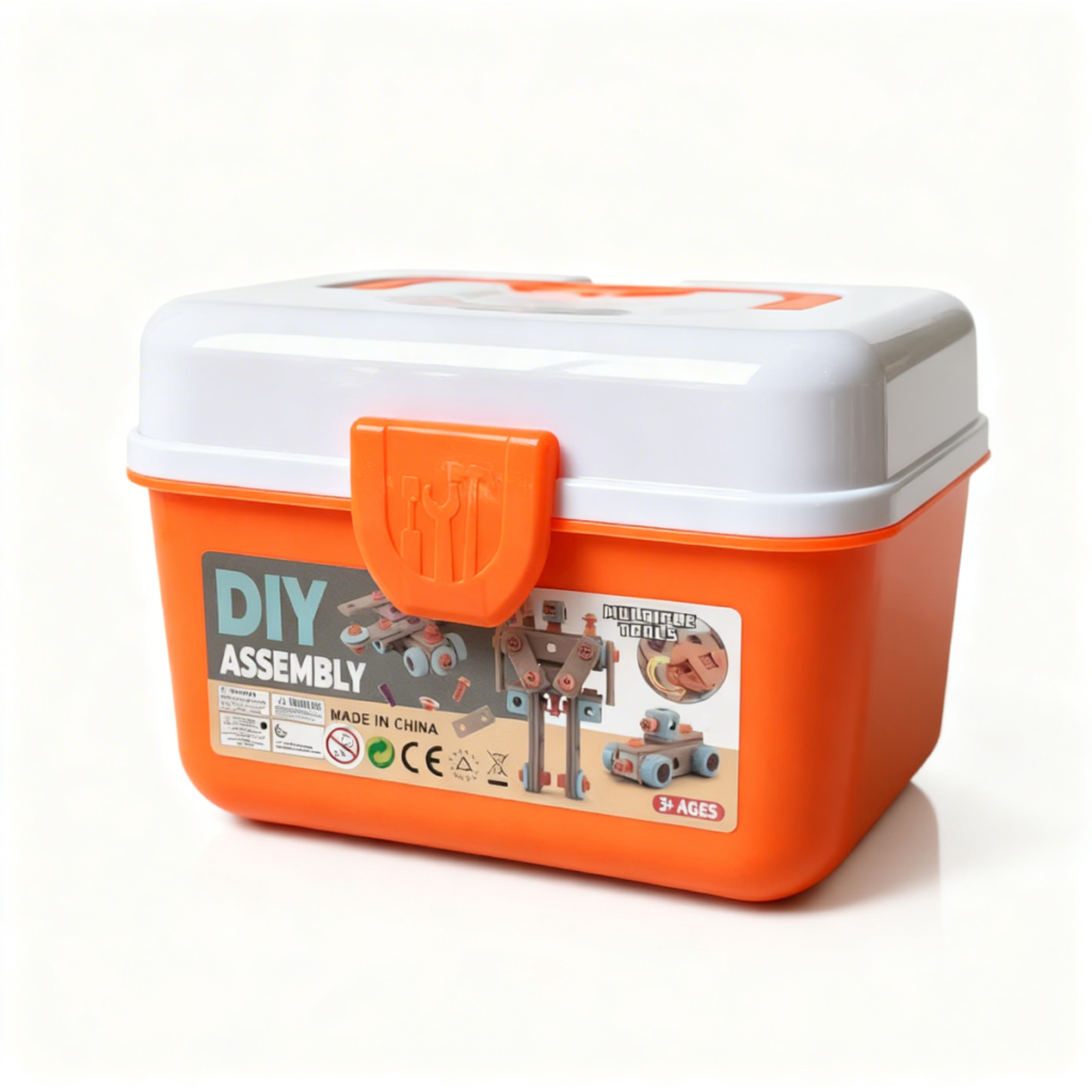 Konstruktorius su įrankių dėže