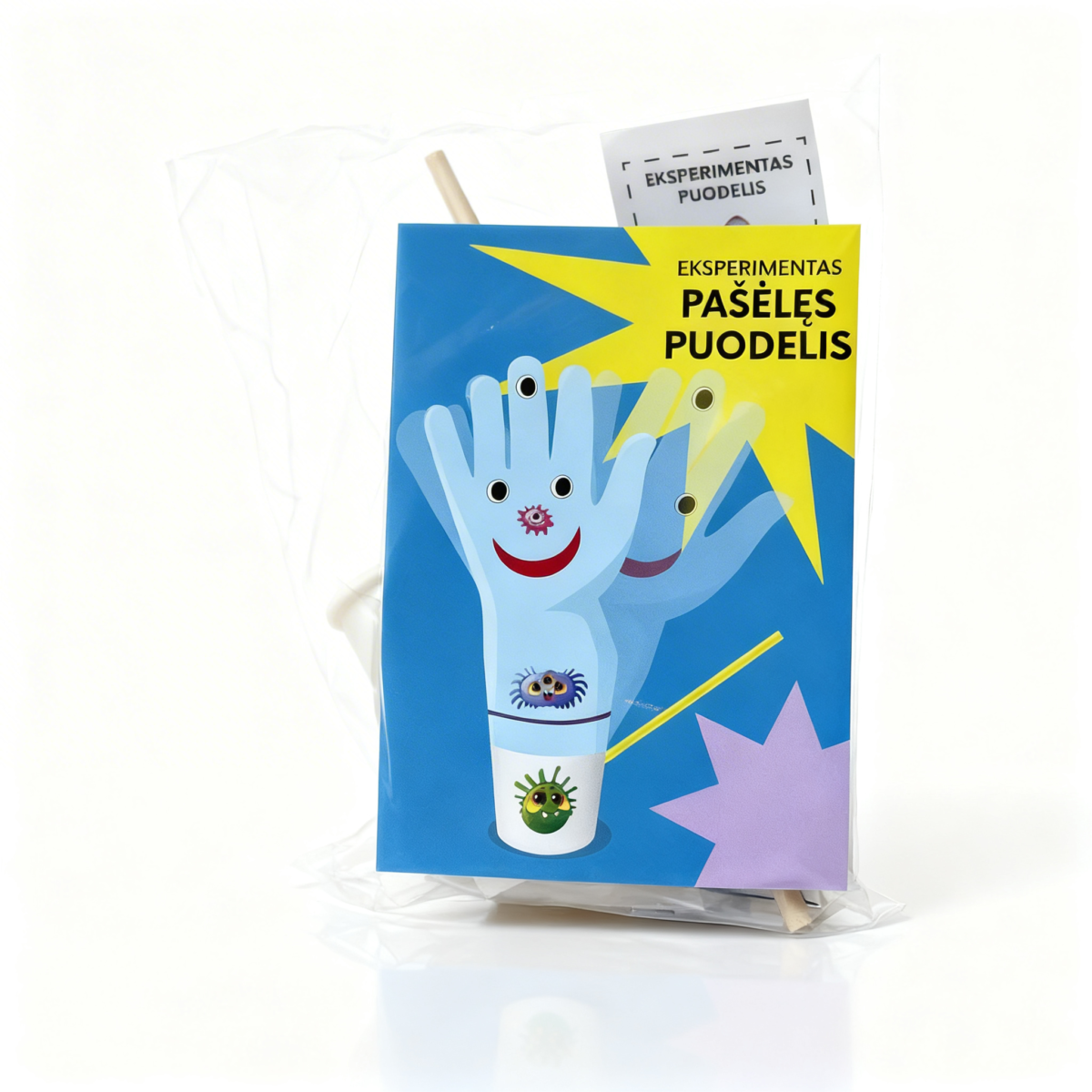 EKSPERIMENTAS „Pašėlęs puodelis"