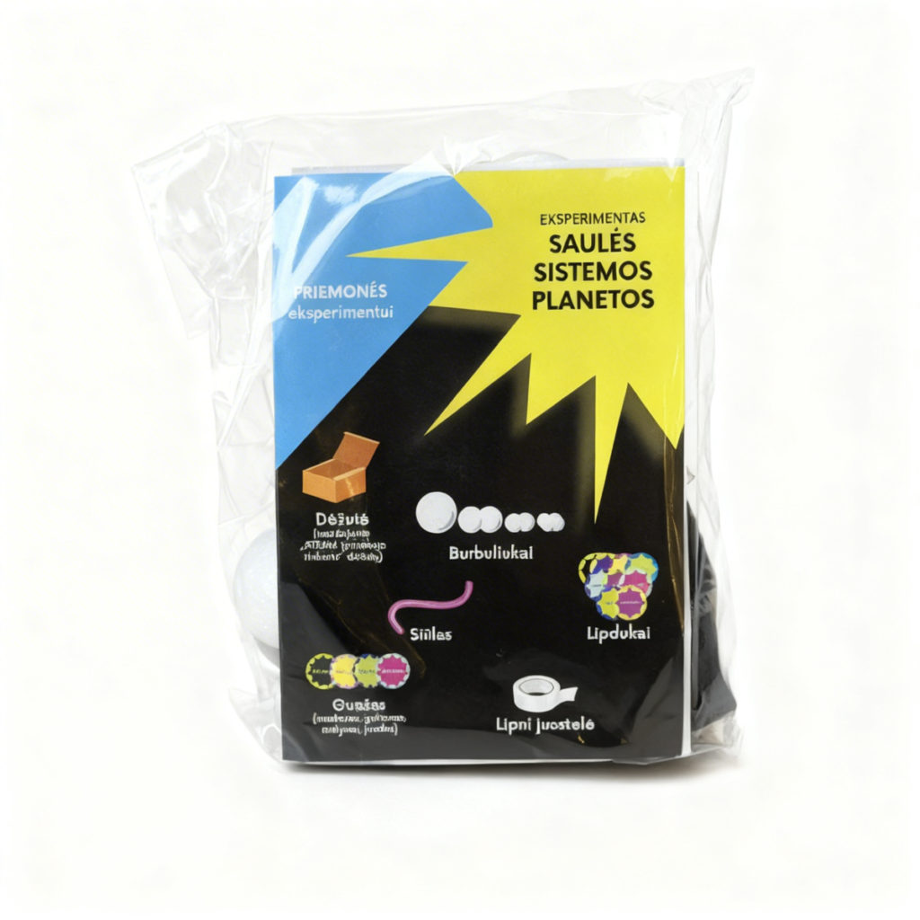 EKSPERIMENTAS „Saulės sistemos planetos"